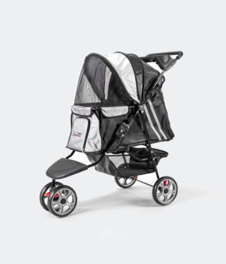 Innopet hondenbuggy All Terrain-Black/Silver