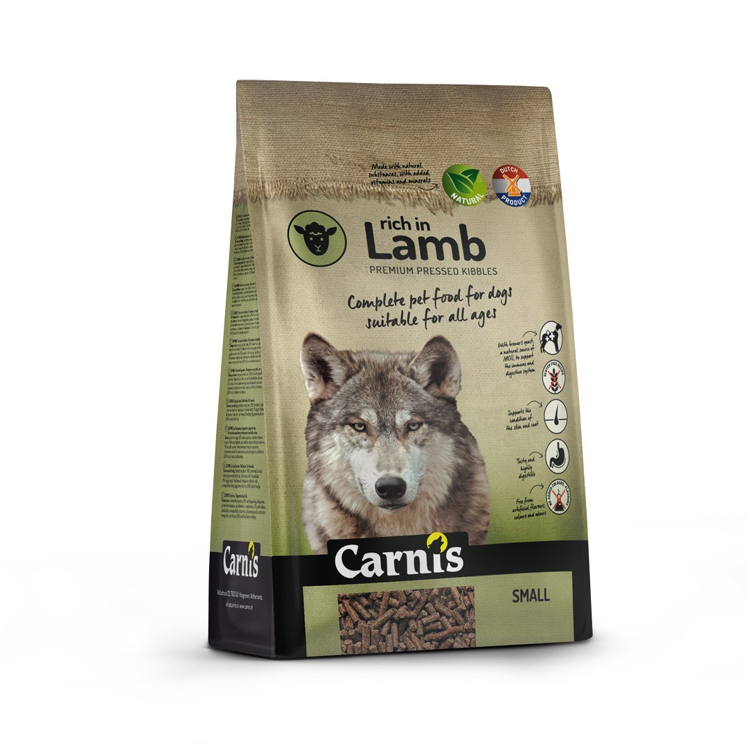 Carnis Lamb Small geperst hondenvoer 4 kg