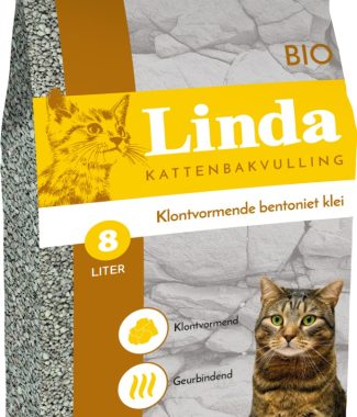 Linda kattenbakvulling klompvormend Bio Bentoniet 8L