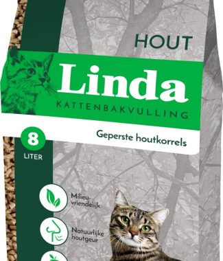 Linda kattenbakvulling Houtkorrel 8L