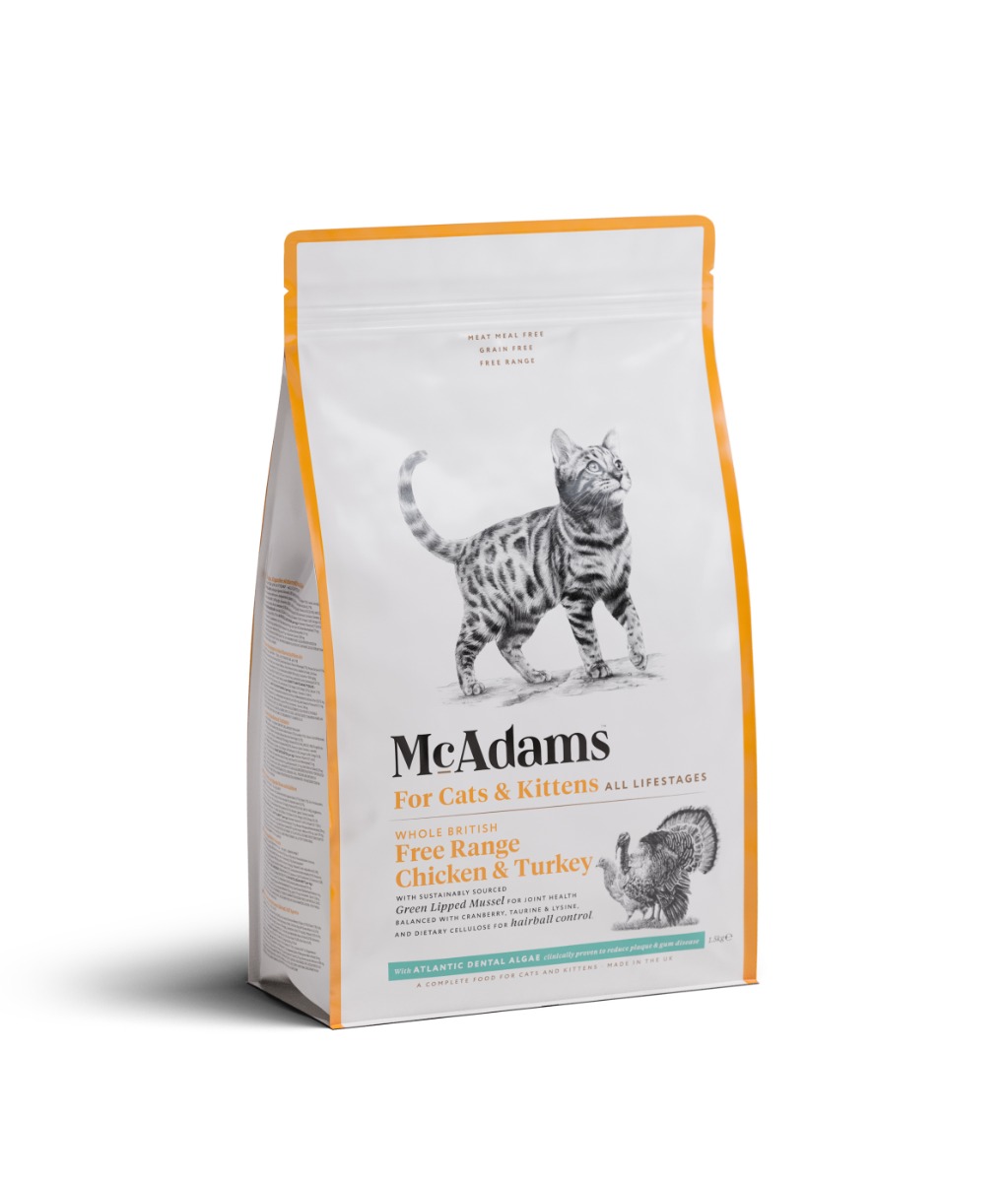 McAdams Grainfree Cat&Kitten Free Range Chicken&Turkey 375 gram