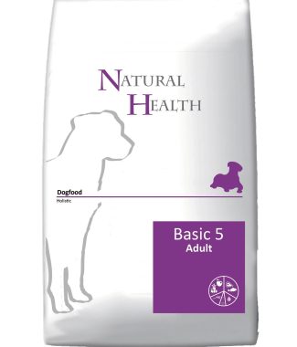 Natural Health hondenvoer Basic Five Adult 2,5 kg