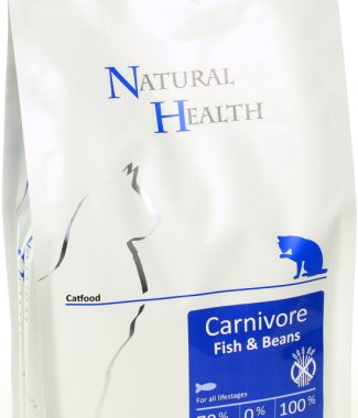 Natural Health graanvrij kattenvoer Adult Carnivore Fish&Beans 7,5 kg