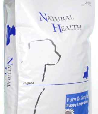 Natural Health hondenvoer Puppy Large Bite Vis 12,5 kg
