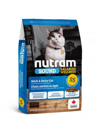 Nutram kattenvoer Adult&Senior S5 5,4 kg