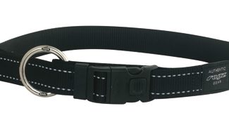 Rogz hondenhalsband Lumberjack XL Zwart