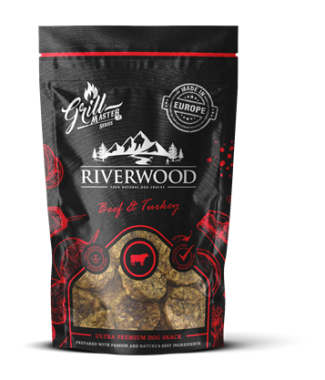 Riverwood hondensnack Grillmaster Beef&Turkey 100 gram
