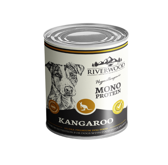 Riverwood natvoer Mono Protein Kangaroo 400 gram
