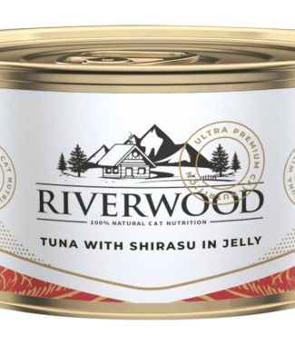 Riverwood natvoer Caviar for Cats Tuna With Shirasu in Jelly 85 gram