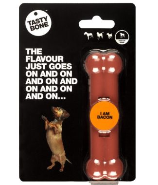 Tasty Bone Bacon Toy Small