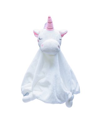 Beeztees Puppy Knuffeldoek Unicorn Wit 33 x 25 x 14 cm