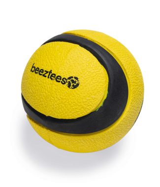 Beeztees Fetch Bal Magnifiek Geel/Zwart 6,3 cm