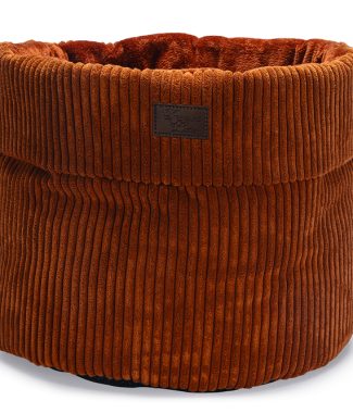 Designed by Lotte Kattenmand Ribbed Terra 50 x 50 x 35 cm