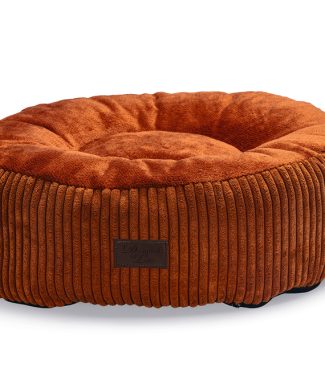 Designed by Lotte Ligmand Ribbed Kattenmand Terra 50 x 50 x 17 cm