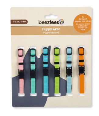 Beeztees Puppy Nylon Halsband Assorti 6 x 17-25 cm x 10 mm