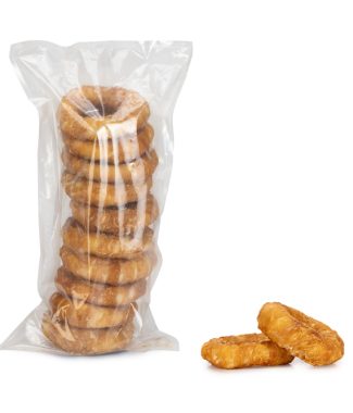 Beeztees Culinair Kauwring met kip. Bulk 10 stuks 12,5 cm.