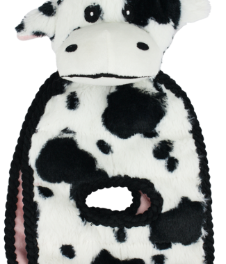 Multipet - Squeaker Mat Tug Cow