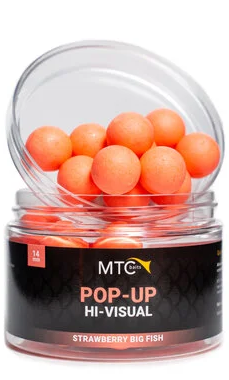Mtc Baits - Pop-up High-visual Strawberry Big Fish 14mm