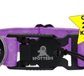 Spotted! PRO Halsband Paars, Large