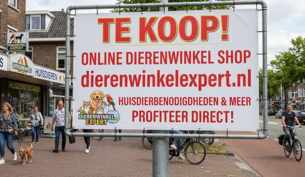 Online dierenwinkel webshop te koop