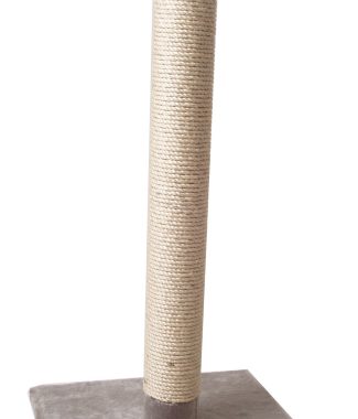 Krabpaal Lang voor de kat (82 cm) Grijs