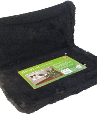 Radiatorhangmat voor de kat Zwart