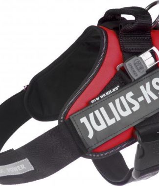 Julius K9 Blindengeleidehond tuig - Rood - Maat 3