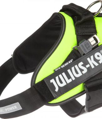 Julius K9 Blindengeleidehond tuig - Neon groen - Maat 2