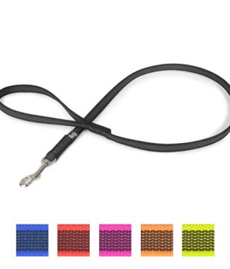Korte lijn hond - Antislip - 14mm - Met handvat
