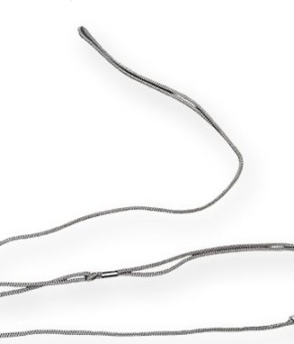 Bonezz nylon showlijn rond - Grijs - 3mm x 120cm