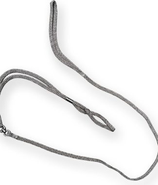 Bonezz nylon showlijn plat - Grijs - 5mm x 120cm