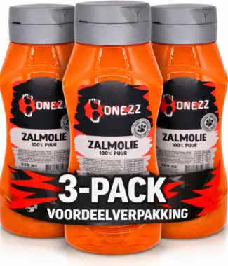 Bonezz Zalmolie 100% Puur - Daily Boost 3-Pack
