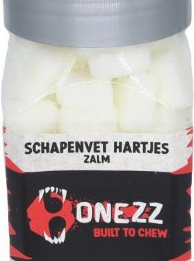 Bonezz - Schapenvet hartjes - Zalm 220gr