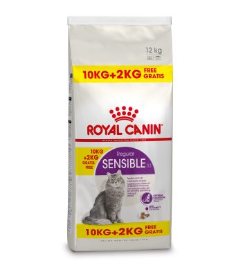 Royal Canin Regular Sensible 33 kattenvoer 10 + 2 kg