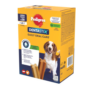 Pedigree Dentastix Medium hondensnack 10 - 25 kg 28 stuks