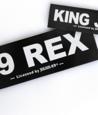 Julius K9 Eigen Naam Label Per Stuk - Enkel de naam