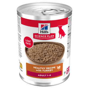 Hill's Adult nat hondenvoer met kalkoen blik 1 tray (12 x 370 g)