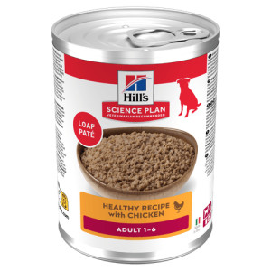 Hill's Adult nat hondenvoer met kip blik 1 tray (12 x 370 g)