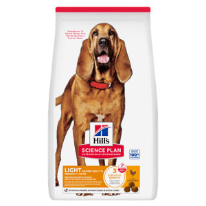 Hill's Mature Adult 7+ Light Medium met kip hondenvoer 2 x 14 kg