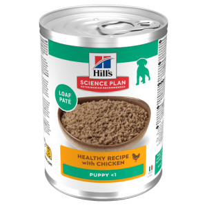 Hill's Puppy nat hondenvoer kip blik 1 tray (12 x 370 g)