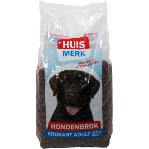 Huismerk Hondenbrok Adult met lam & rijst hondenvoer 2 x 10 kg