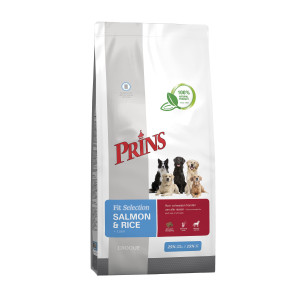 Prins Fit Selection met zalm en rijst hondenvoer 2 x 14 kg